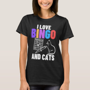 Camiseta Gato Eu Amo Bingo E Bingo Dos Gatos 2