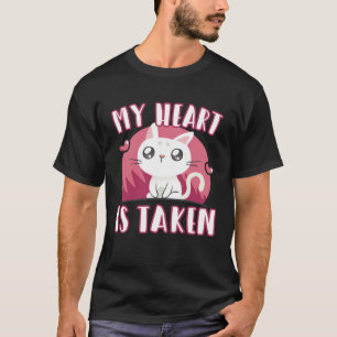 Camiseta Gato Eu amo gatos Ok garotas mulheres