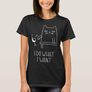 Camiseta Gato Eu Faço O Que Quero