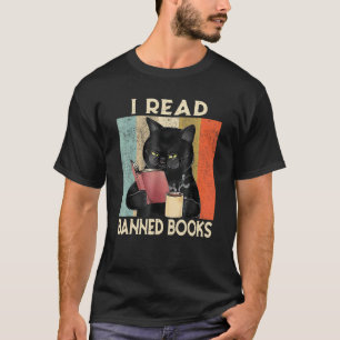 Camiseta Gato Eu Li Livros Proibidos Bibliófilos Leitura L