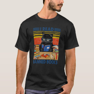 Camiseta Gato Eu Li Livros Proibidos Minhocas Livres Lendo