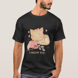Camiseta Gato Eu Miau Você