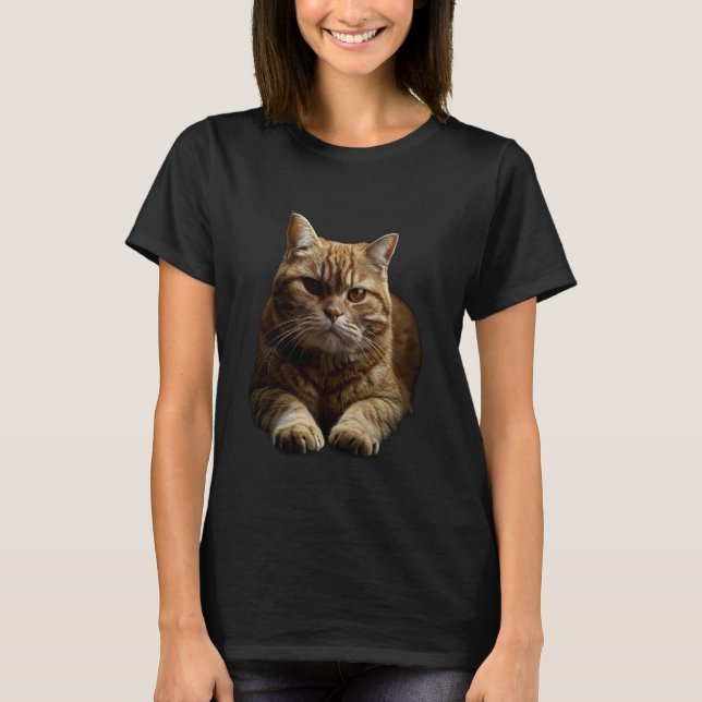 Camiseta Gato Europeu de Pelo Curto (Frente)