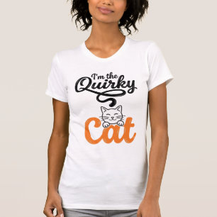 Camiseta Gato Excêntrico Gravação Vintage Design Amante de