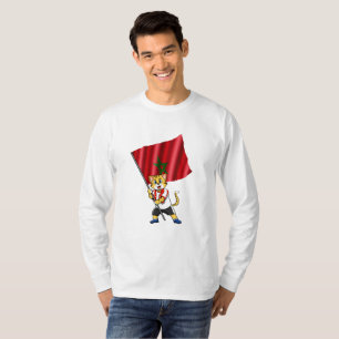 Camiseta gato fã de Marrocos
