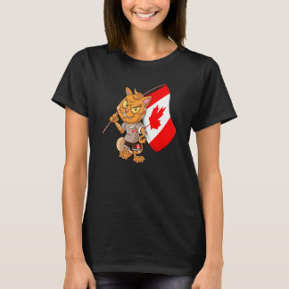 Camiseta Gato Fã do Canadá