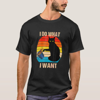 Camiseta Gato Faça O Que Eu Quero Gato  Miau Gato Rebelde R