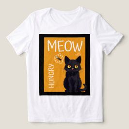 Camiseta Gato Faminto – Nascido com Fome