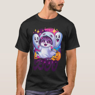 Camiseta gato fantasma Boo