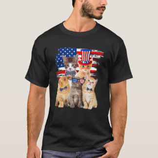 Camiseta Gato Feliz Dia da Liberdade Gato  Gatos Mães 4 de 