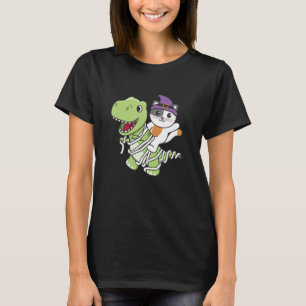 Camiseta Gato Feliz Halloween Mamãe rex Gatos Halloween