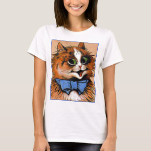 Camiseta Gato feliz (imagem do vintage)