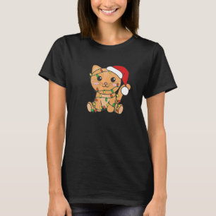 Camiseta Gato Feliz Natal Animais de inverno Gatos Natal