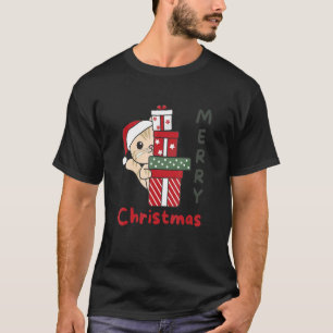 Camiseta Gato Feliz Natal Animais de inverno Gatos Natal