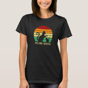 Camiseta Gato Feliz Positividade Gatinho Cota Positiva 
