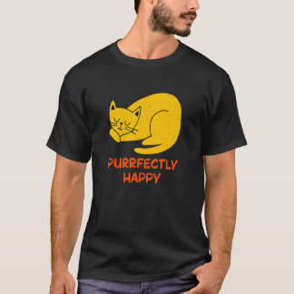 Camiseta Gato Felizmente Amigo de Pun Kitten Amigo Positivo