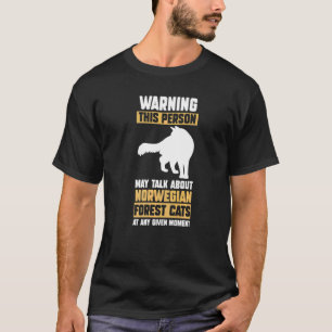 Camiseta Gato Floresta Norueguesa 3