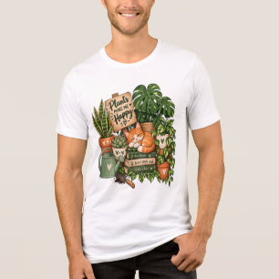 Camiseta Gato Fofinho Amante de Plantas – Plantas Me Fazem 