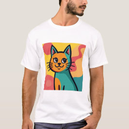 Camiseta gato fofo