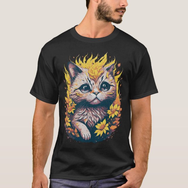 Camiseta Gato Fofo (Frente)