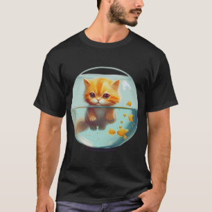 Camiseta gato fofo