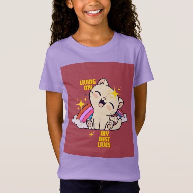 Camiseta Gato fofo (Frente)