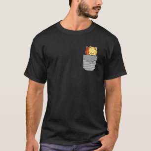 Camiseta Gato Fofo Abraçando Gatos No Bolso