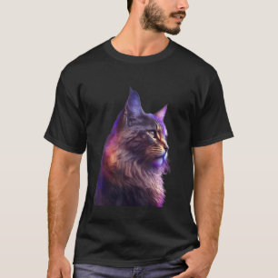 Camiseta gato fofo colorido e fofinho para gatos gatinho ga