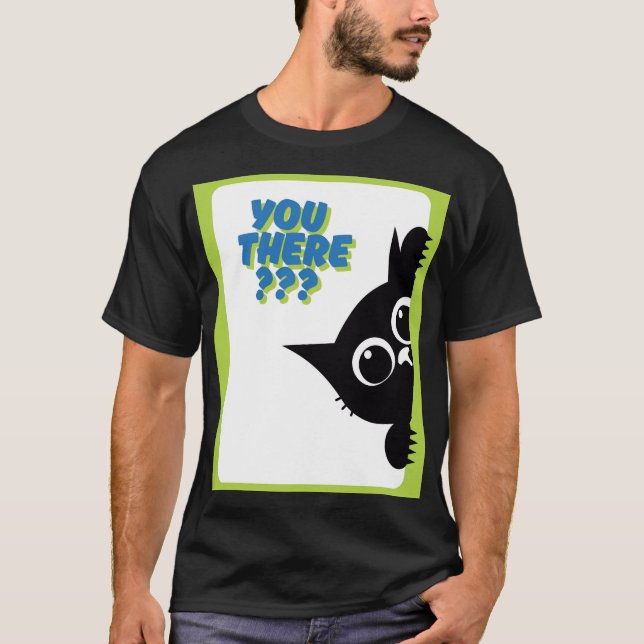 Camiseta Gato Fofo de Esconde-Esconde (Frente)