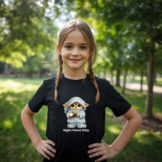 Camiseta Gato Fofo de Pijama (Criador carregado)
