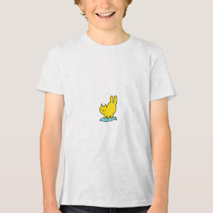 Camiseta Gato Fofo de Surf