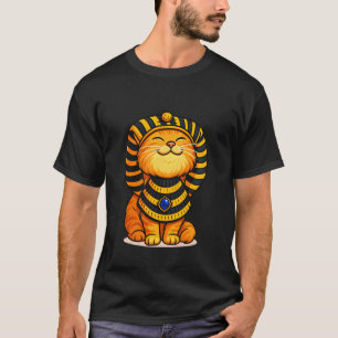 Camiseta Gato Fofo Deuses Egípcios Antigos Faraó Egito Dive