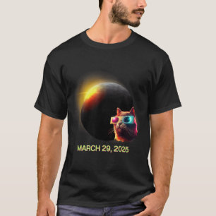 Camiseta Gato Fofo Eclipse Solar Eclipse Solar
