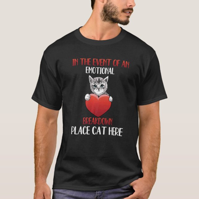 Camiseta Gato Fofo Em Caso De Avaria (Frente)