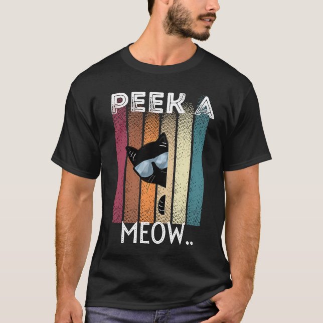 Camiseta Gato Fofo Espia um Miau (Frente)