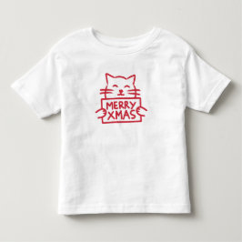 Camiseta Gato Fofo Feliz Natal