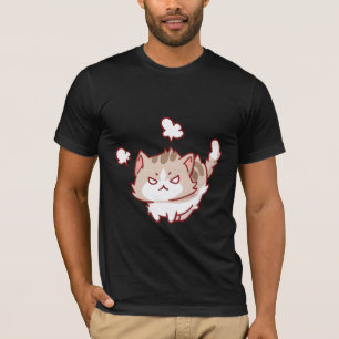 Camiseta Gato fofo frustrado   os gatos amam design, mas ag