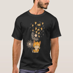 Camiseta Gato  Fofo Gatinho Dandelion Animal Pet Floral