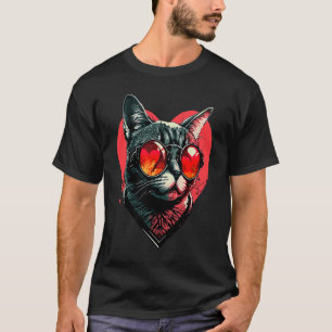 Camiseta Gato Fofo gatinho Gato Colorido Pai Gato Mãe 5