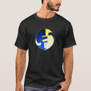 Camiseta Gato Fofo Gatos Ying Yang Yin Yang