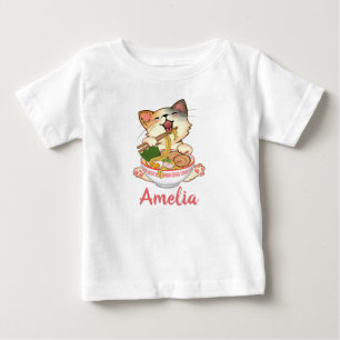 Camiseta Gato Fofo Kitten Engraçado Nome Personalizável
