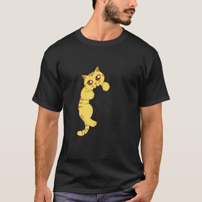 Camiseta Gato Fofo Morde Dentro (Frente)