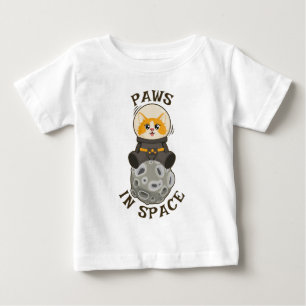 Camiseta Gato Fofo no espaço Gato Astronauta Animal Cósmico