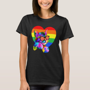 Camiseta Gato Fofo Orgulhoso Bandeira Transgênero Lgbt Cora