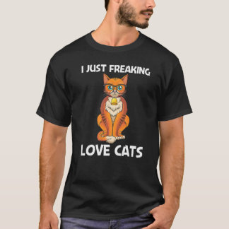 Camiseta Gato Fofo Para Homens Mulheres Gatinho Felino Pet