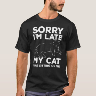 Camiseta Gato Fofo Para Homens Mulheres Piada de Gato Pet d