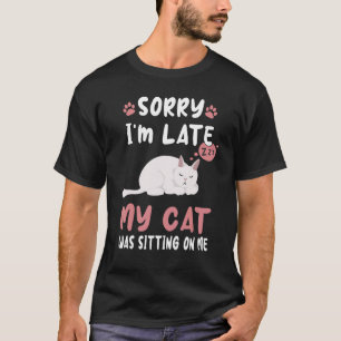 Camiseta Gato Fofo Para Homens Mulheres Piada De Gato Pet D
