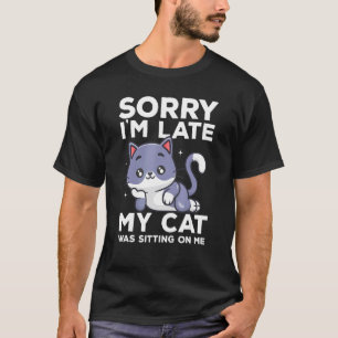 Camiseta Gato Fofo Para Homens Mulheres Piada de Gato Pet G