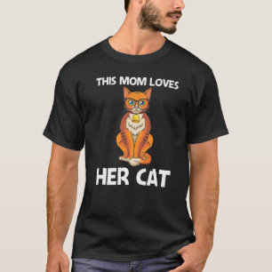 Camiseta Gato Fofo Para Mamãe Gatinho Felino Pet Gato