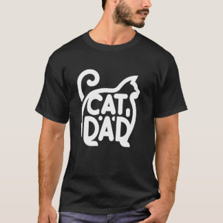 Camiseta Gato Fofo Quente Pata Papai Desenho Engraçado Home